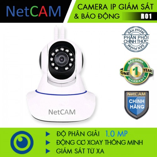 Camera IP giám sát và báo động Netcam R01